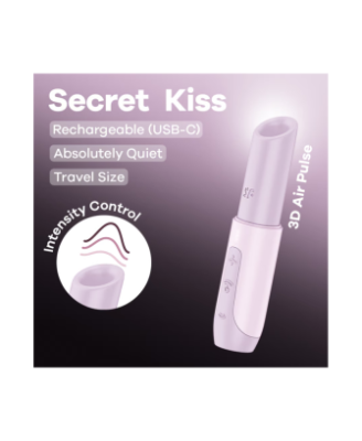 Stimulateur clitoridien de voyage Secret Kiss Satisfyer 